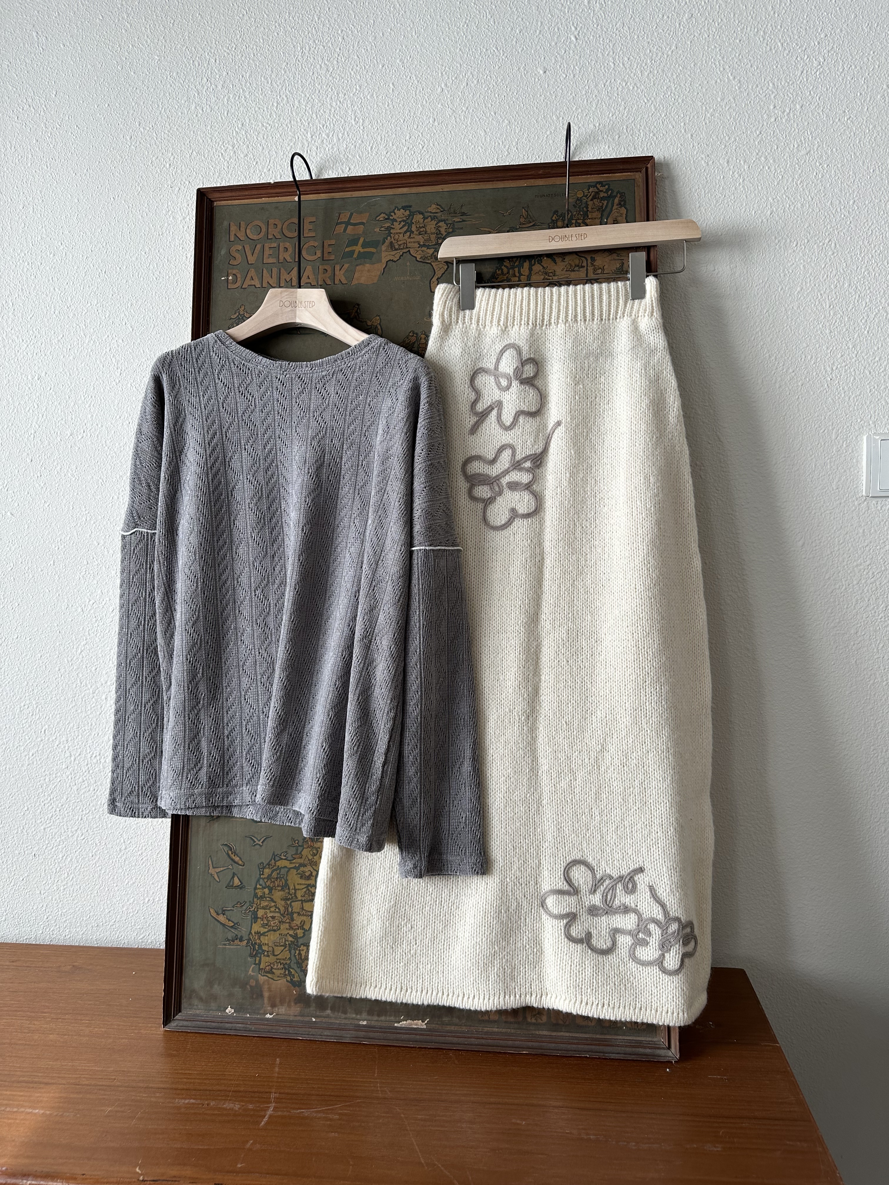 花花鉛筆冷裙 - SK53887