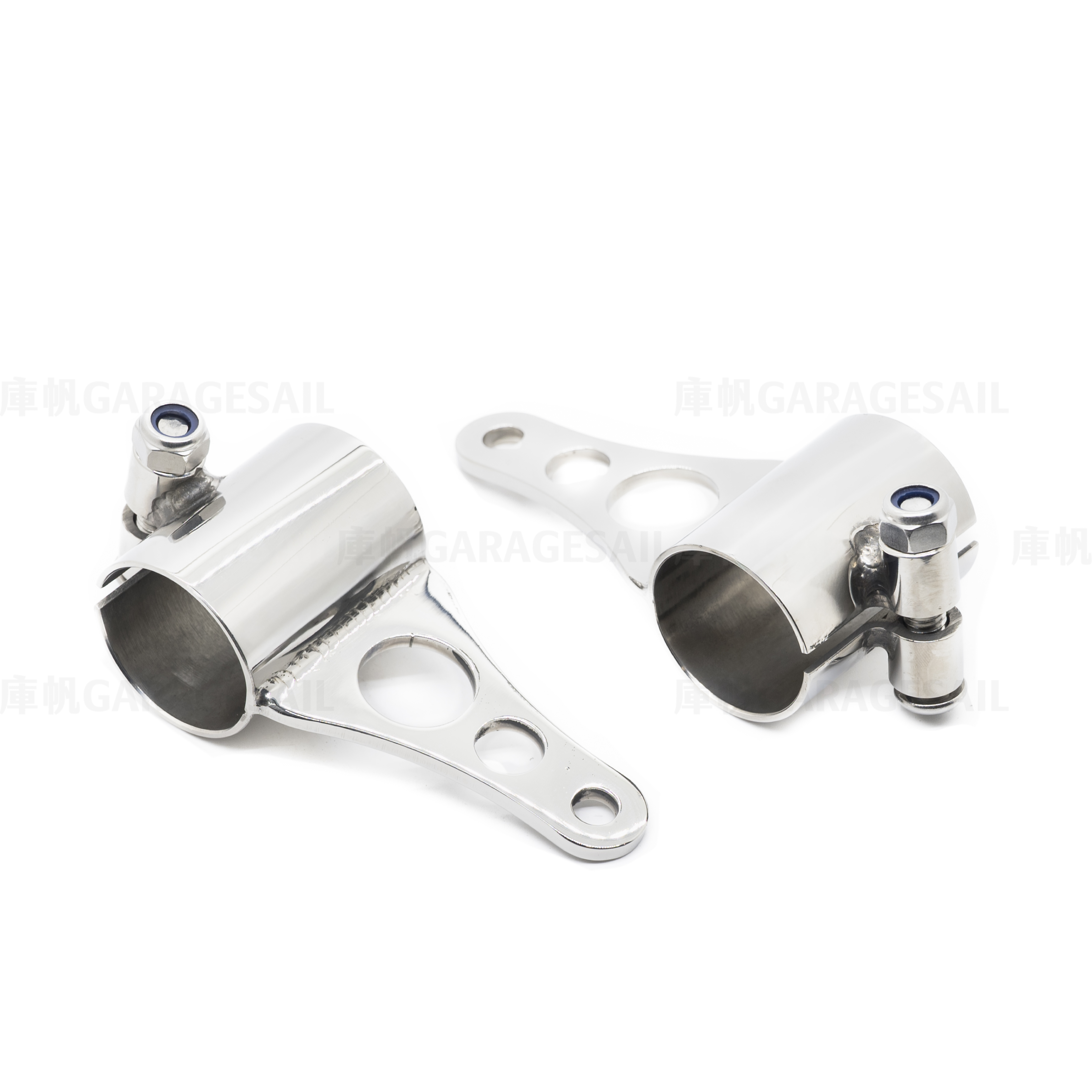 HideWork 大燈吊耳 支架 (33-35mm) - 銀