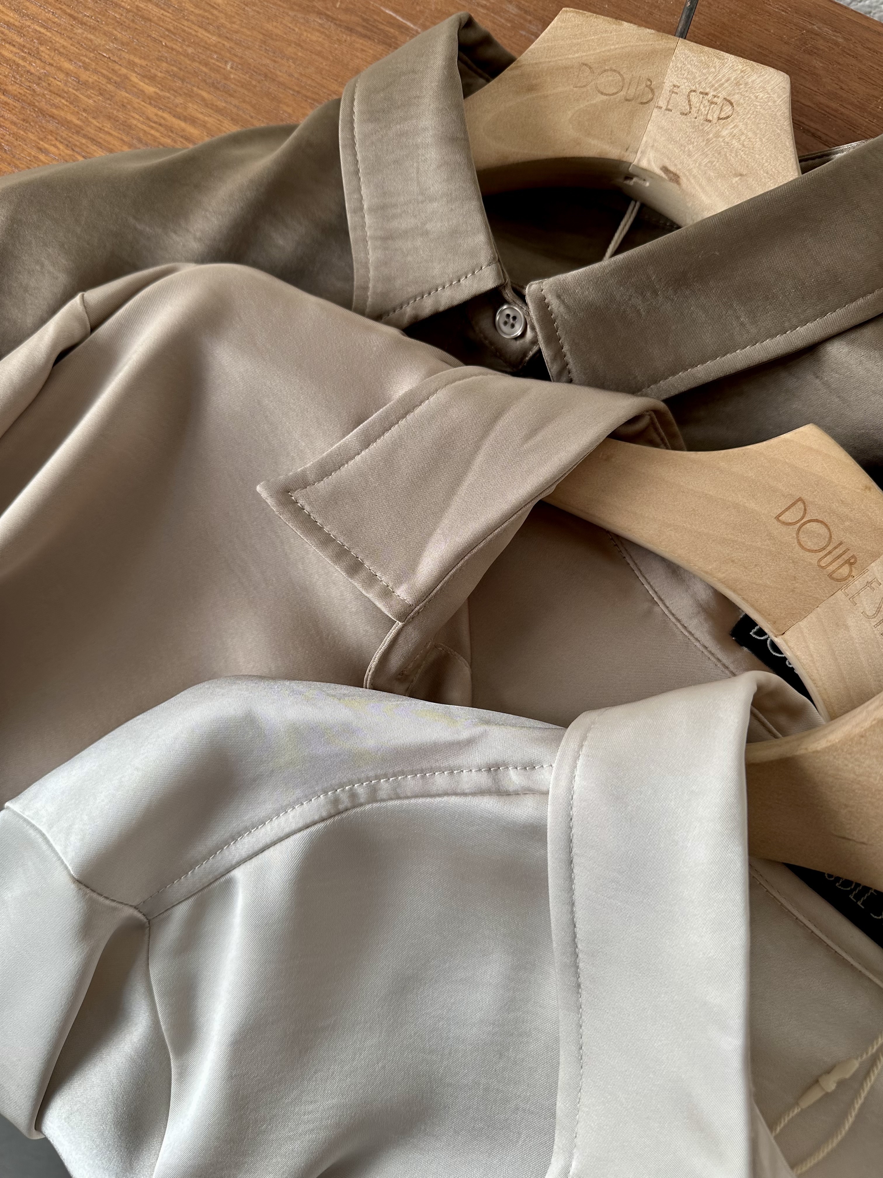 溫柔風～柔絲緞恤衫- BL53858