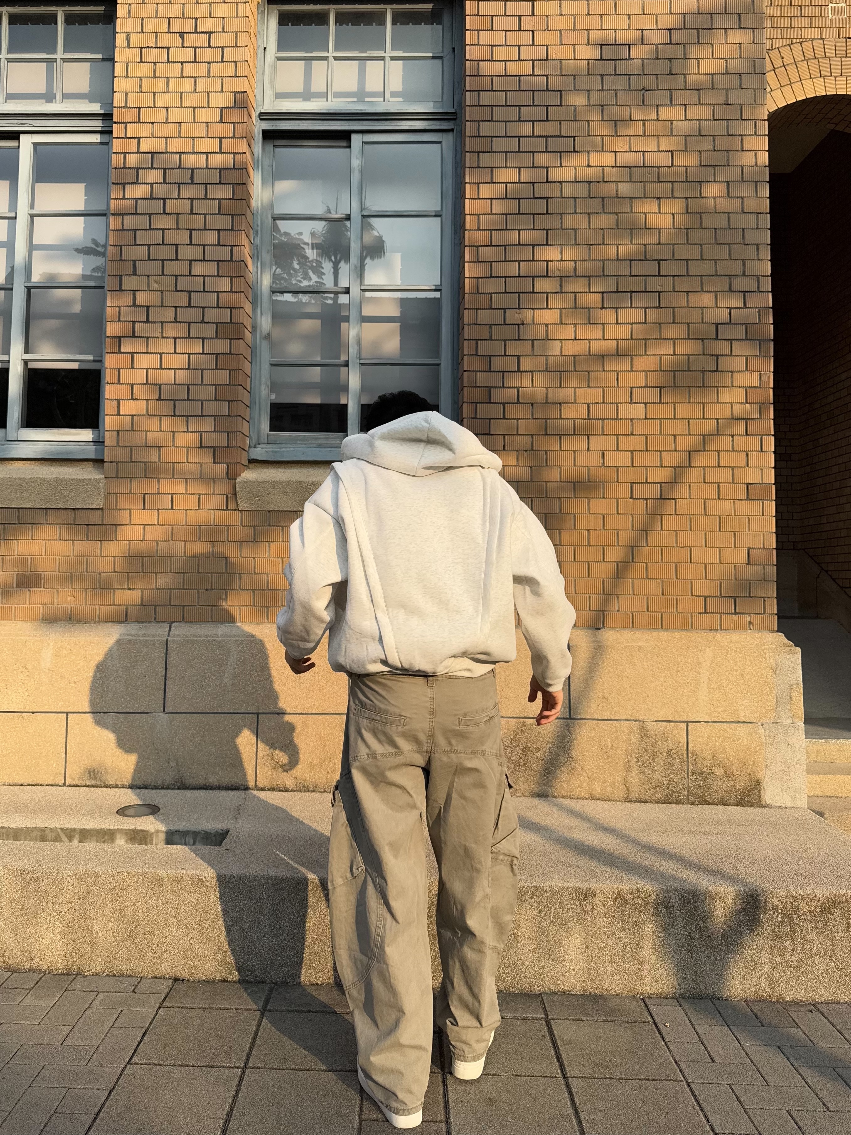 復古做舊解構廓形褲