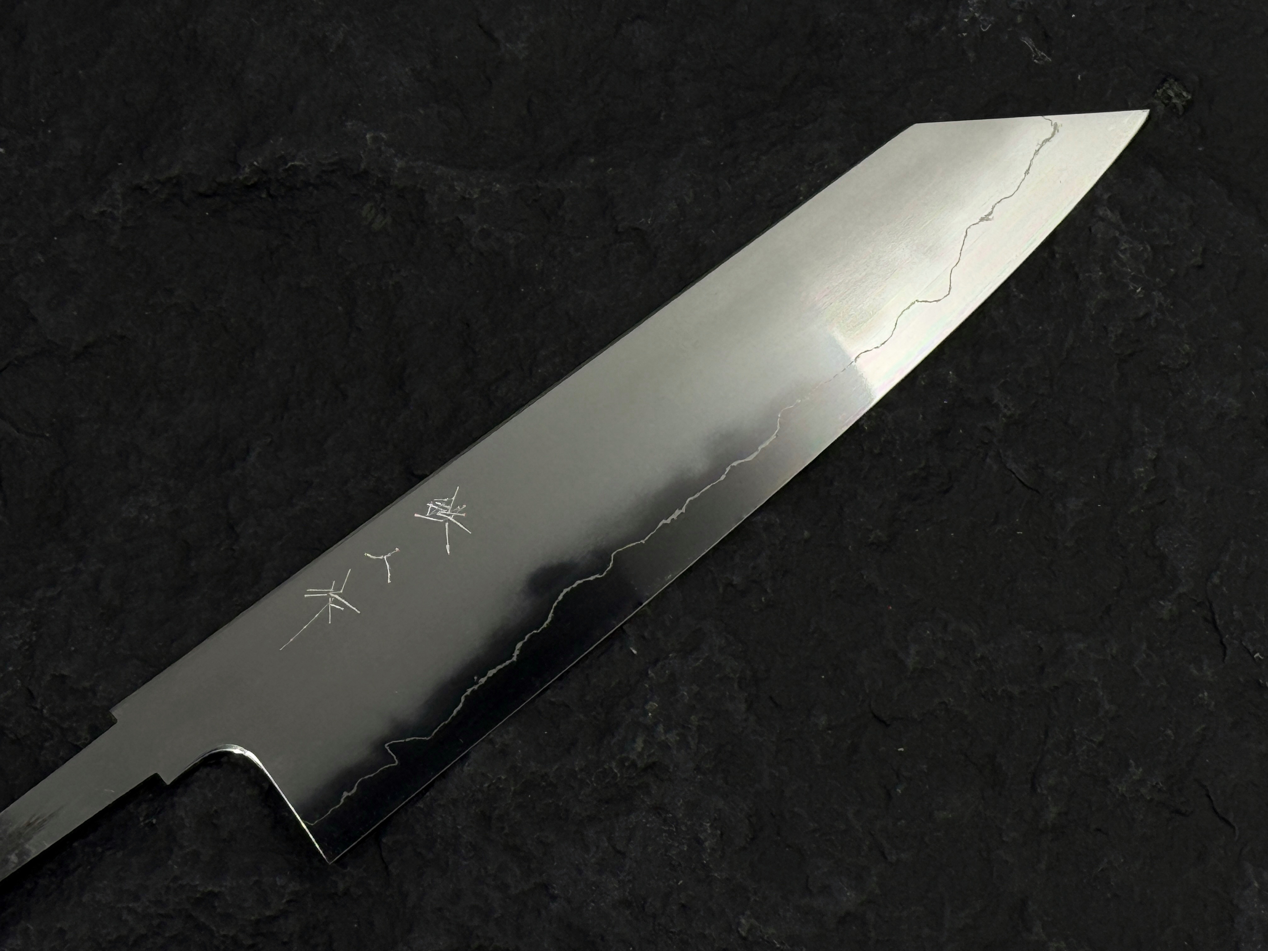 鉄人作 銀三鋼 総霞研 切付牛刀