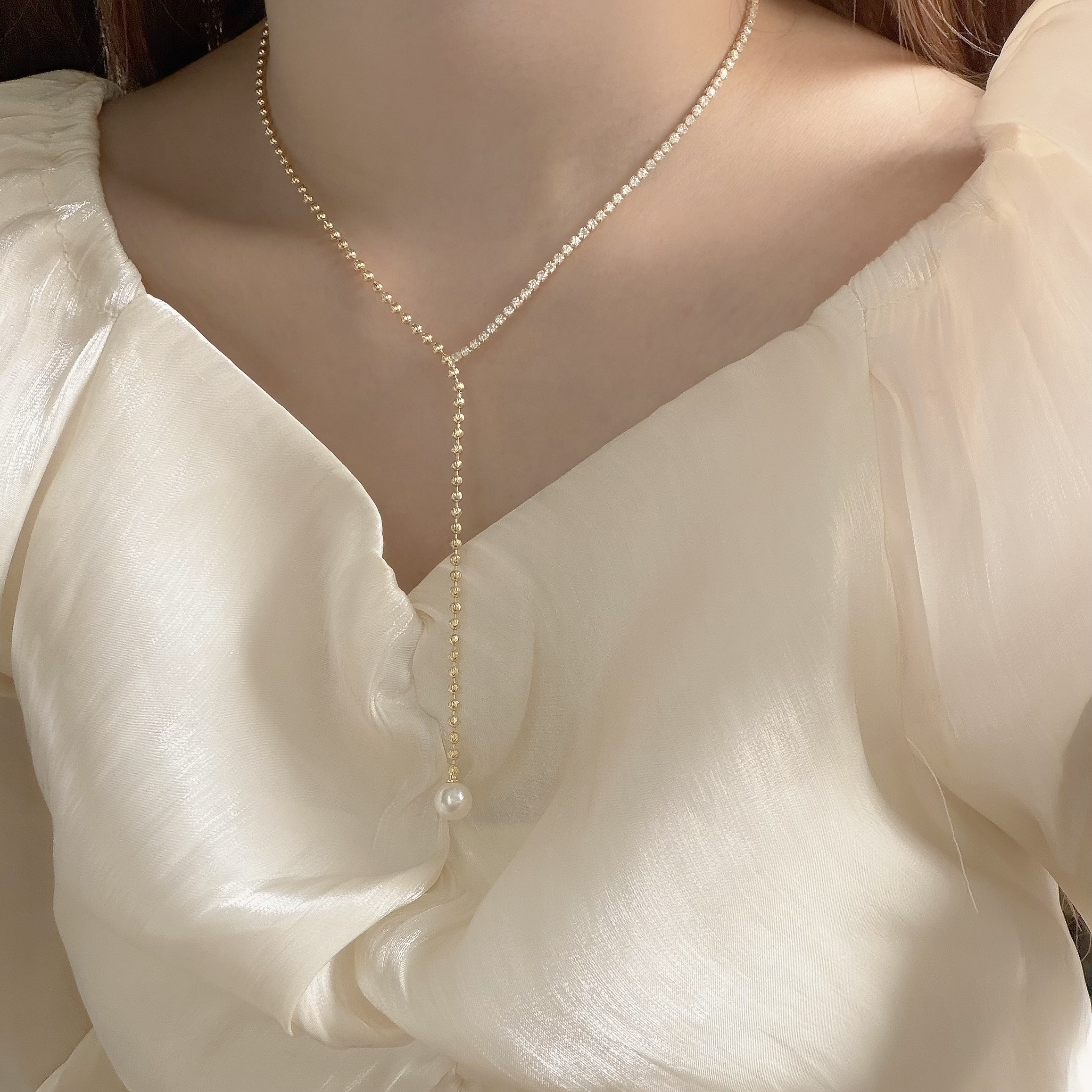 K115排鑽切割圓珠y字鏈