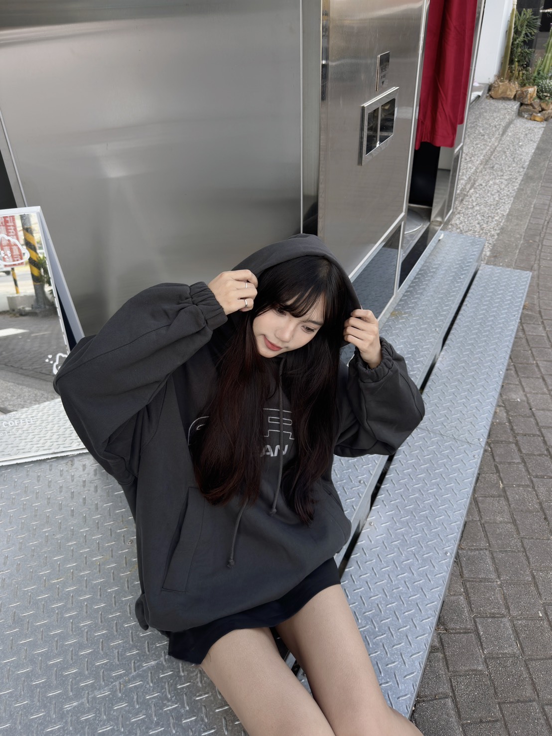 Aurocean 復古撞色刺繡帽T