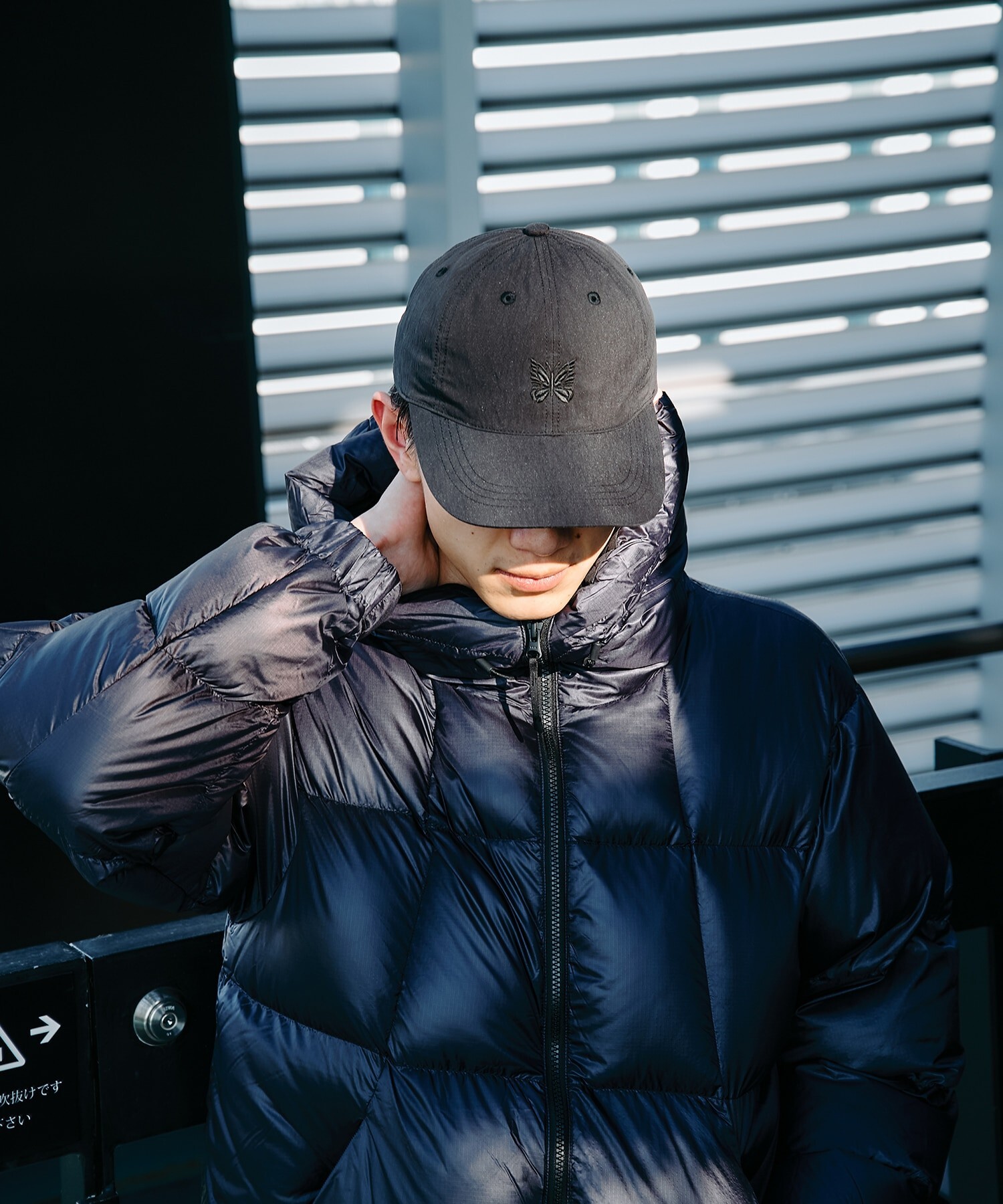 NEEDLES 全黑帆布老帽