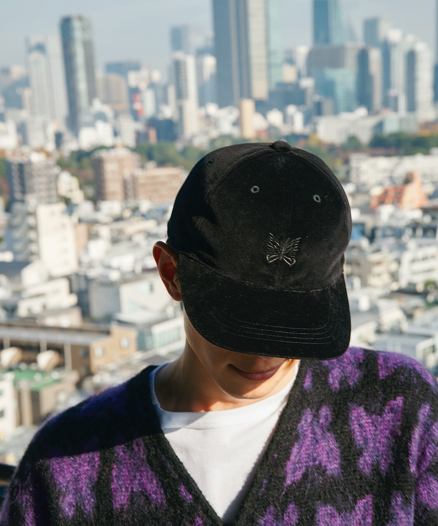 NEEDLES 全黑絲絨老帽