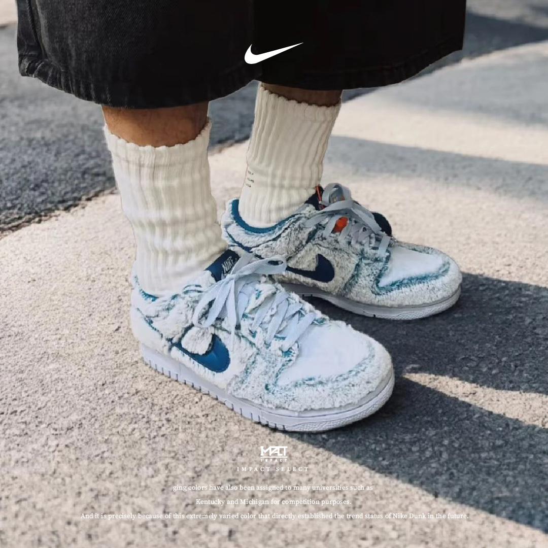 Nike Dunk / Court snowman 冬季限定 雪萌風暴 毛絨雪怪 IM7171-301/IM7167-441