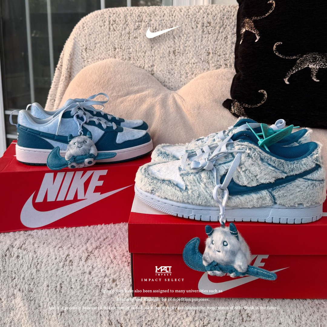Nike Dunk / Court snowman 冬季限定 雪萌風暴 毛絨雪怪 IM7171-301/IM7167-441