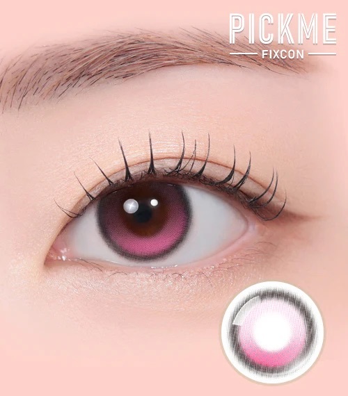 [近視款] Astigram Pick Me FIXCON LUNIBLE MEDIUM HOT PINK 隱形眼鏡｜2片