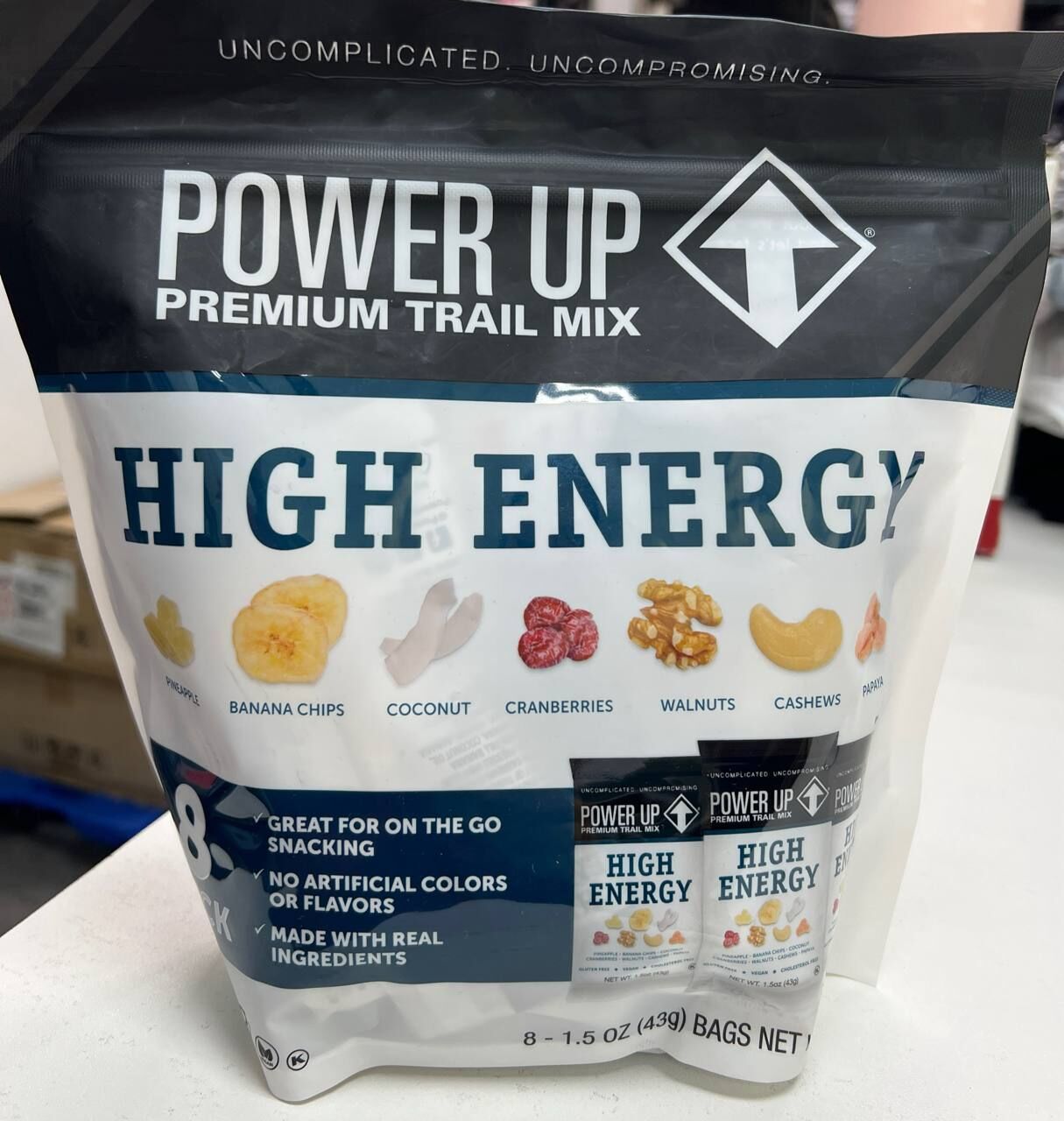 [S] POWER UP PREMIUM TRAIL MIX - ANTIOXIDANT MIX, 8 PACK, 43G, 85-7645-932057-000799-21-2 (SZZ855)
