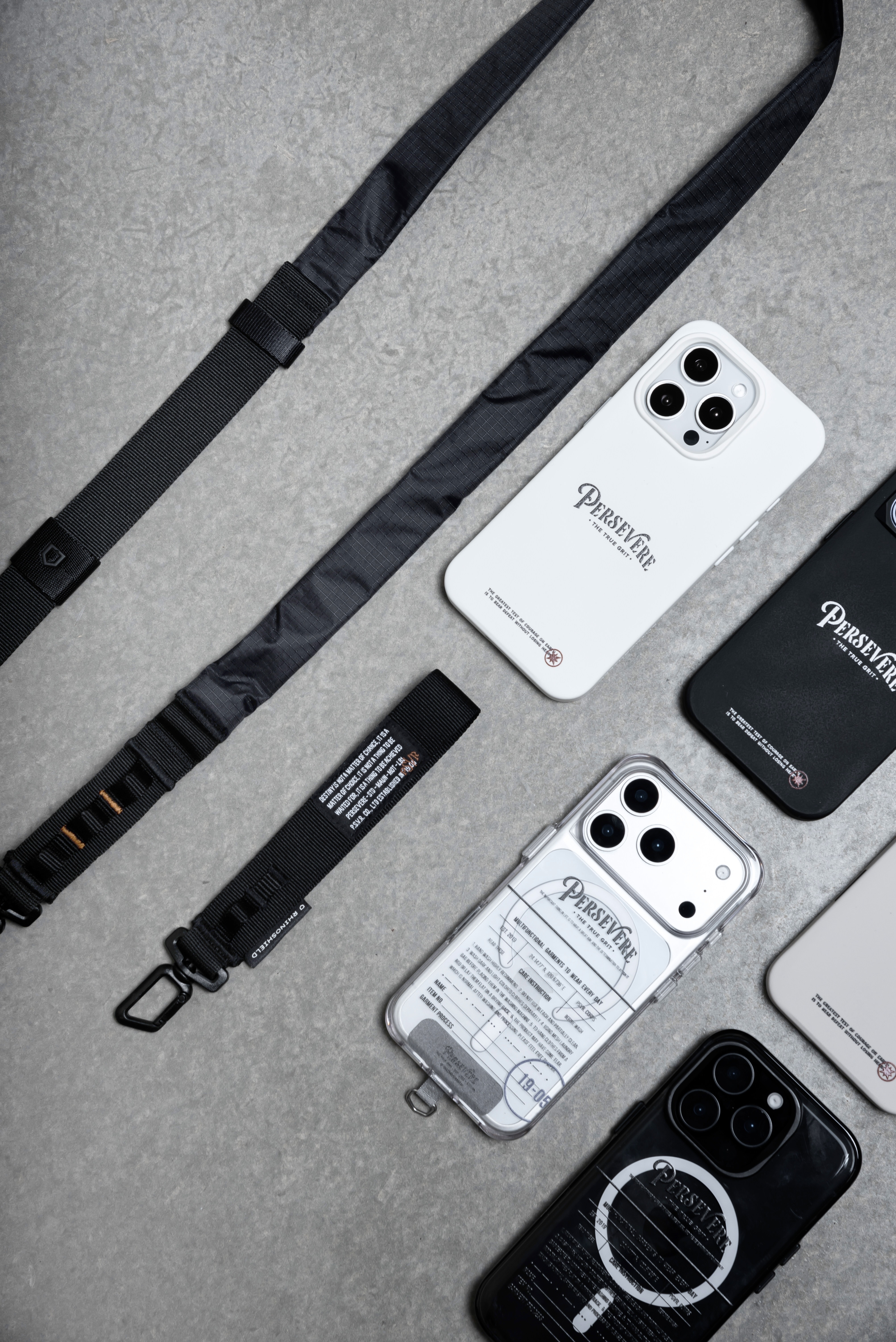 PERSEVERE x RHINOSHIELD - TIMELESS CLASSIC - STYLE 01&02 TRANSPARENT IPHONE CASE 透明手機殼系列