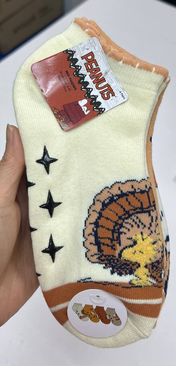 [S] NEW PEANUTS WOMEN'S NO SHOW THANKSGIVING FALL, SZZ857 (SZZ857)