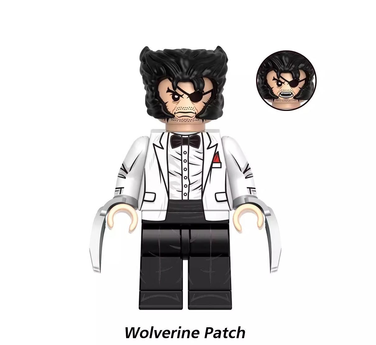 8 PCS / LOT Wolverine Deadpool Masacre X-Men Marvel Custom Minifigures Minifigs Fit Lego G0173