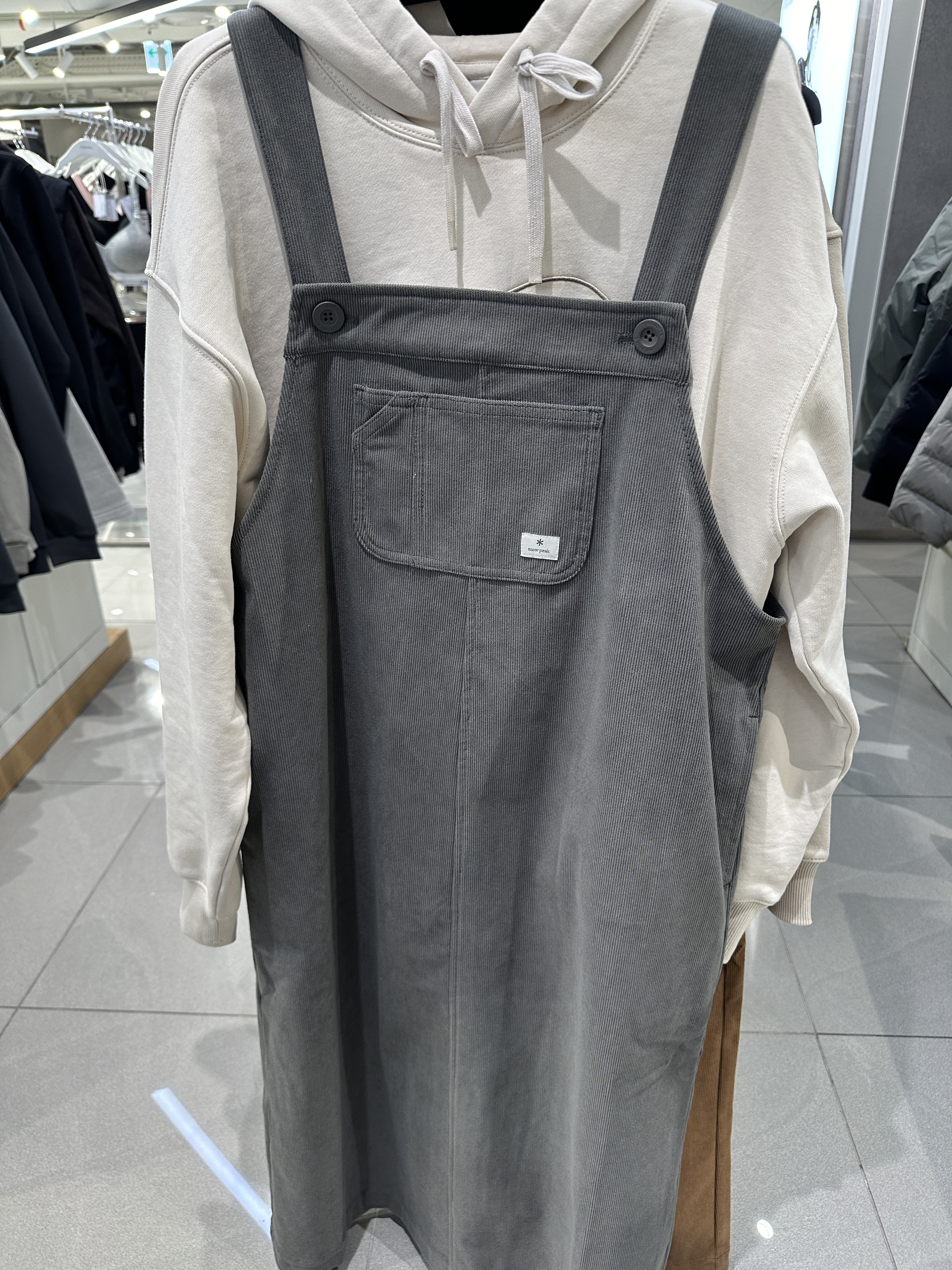 【現貨】snow peak Corduroy Women Overall Dress 女款 燈芯絨 吊帶長裙 S25WWFOP73