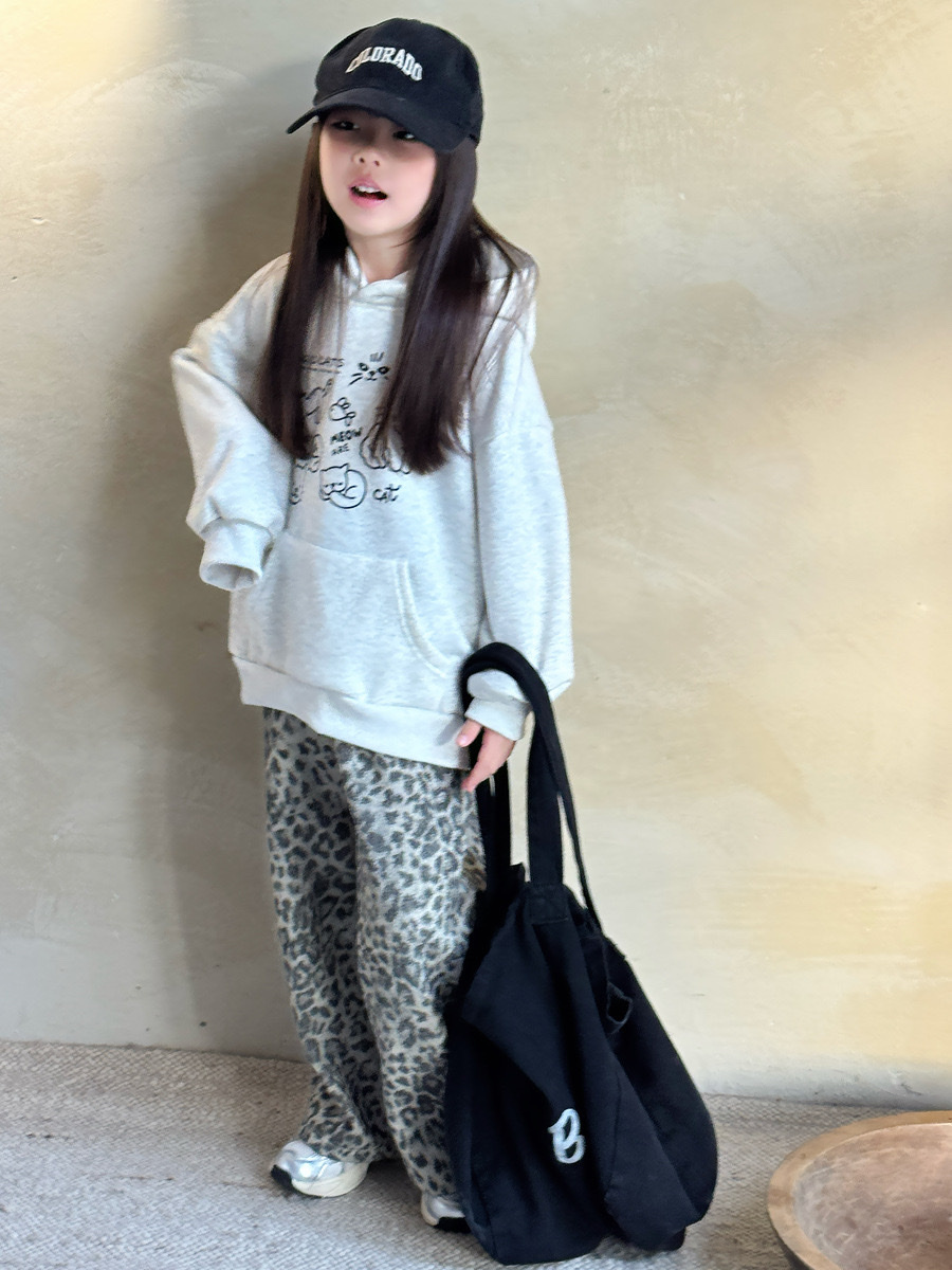 小貓咪加絨連帽上衣