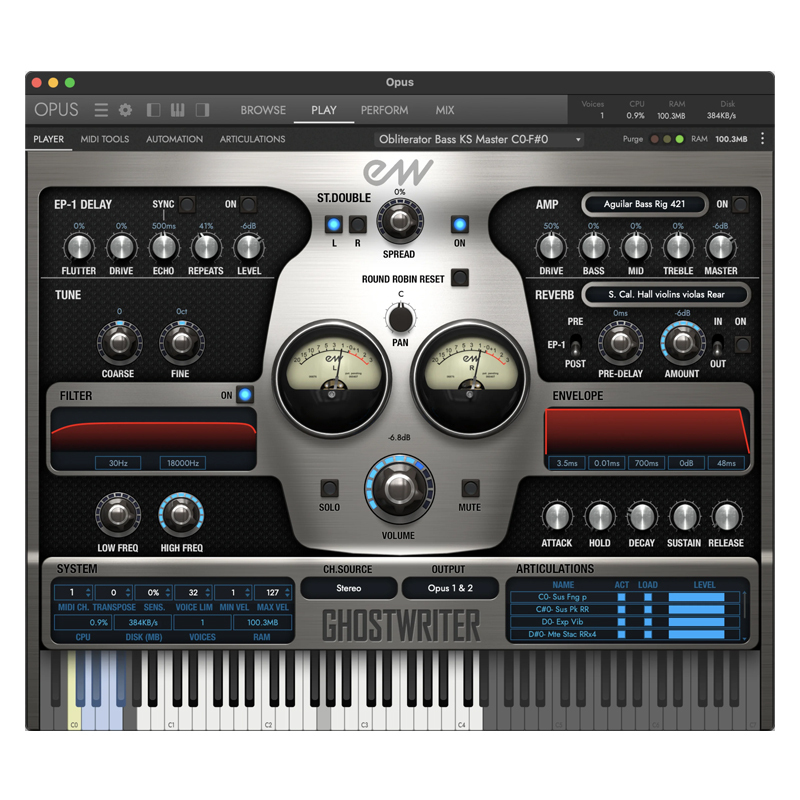 EastWest Ghostwriter｜電影配樂音源插件