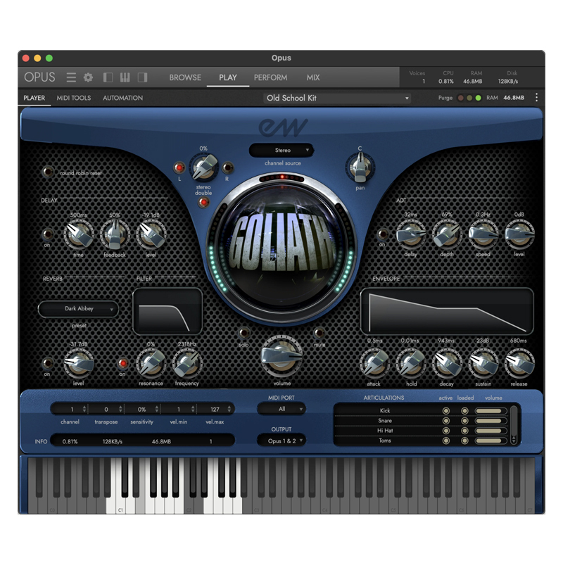 EastWest Goliath｜全方位音源插件