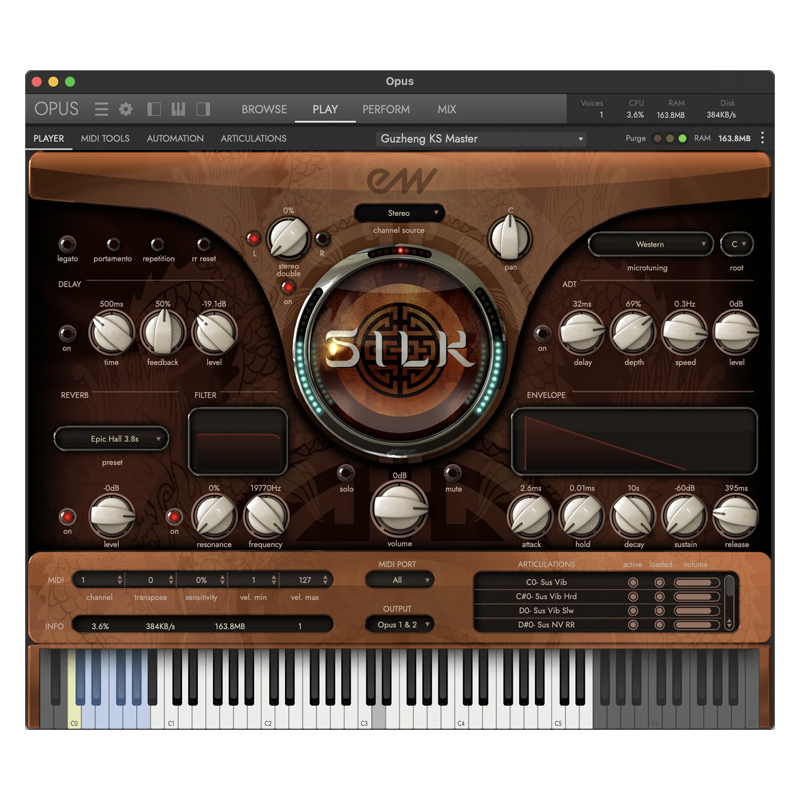 EastWest Silk｜絲路民族樂器音源插件