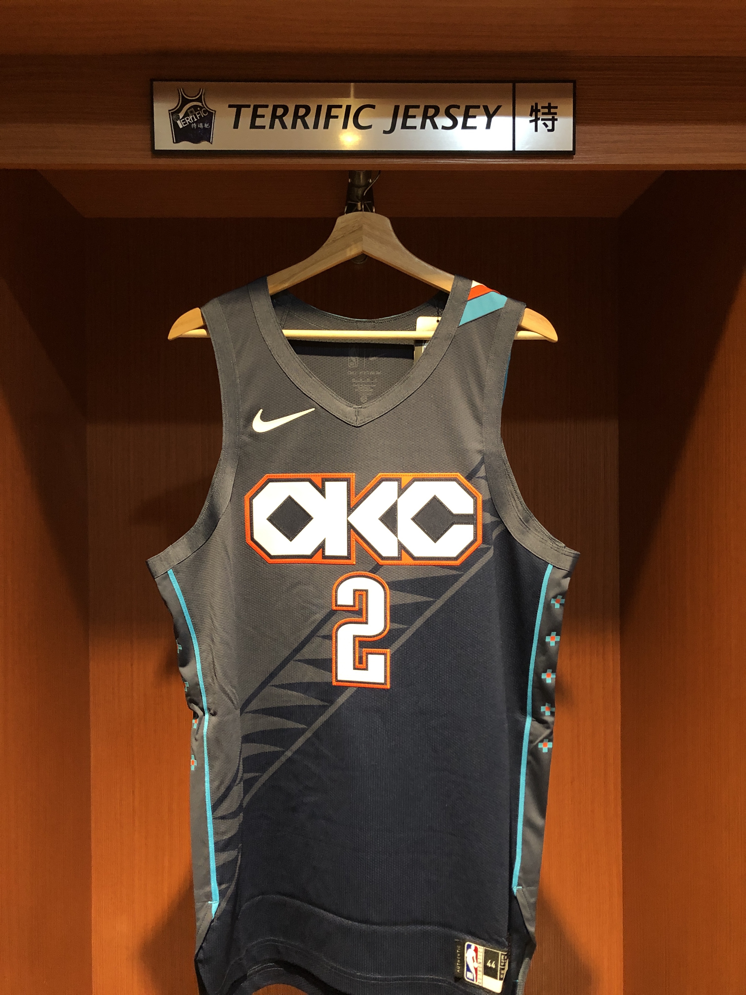 NBA球衣 Shai Gilgeous-Alexander 奧克拉荷馬雷霆城市 25-26 City Nike Authentic 球員版 電繡 全新