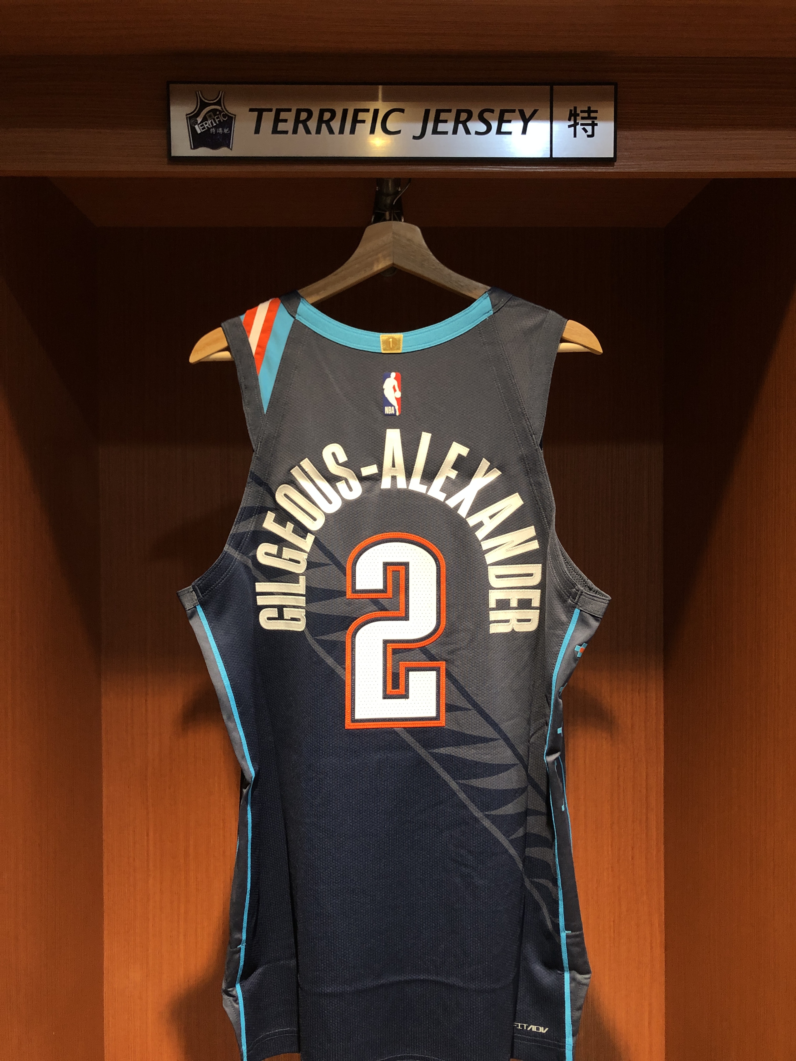 NBA球衣 Shai Gilgeous-Alexander 奧克拉荷馬雷霆城市 25-26 City Nike Authentic 球員版 電繡 全新