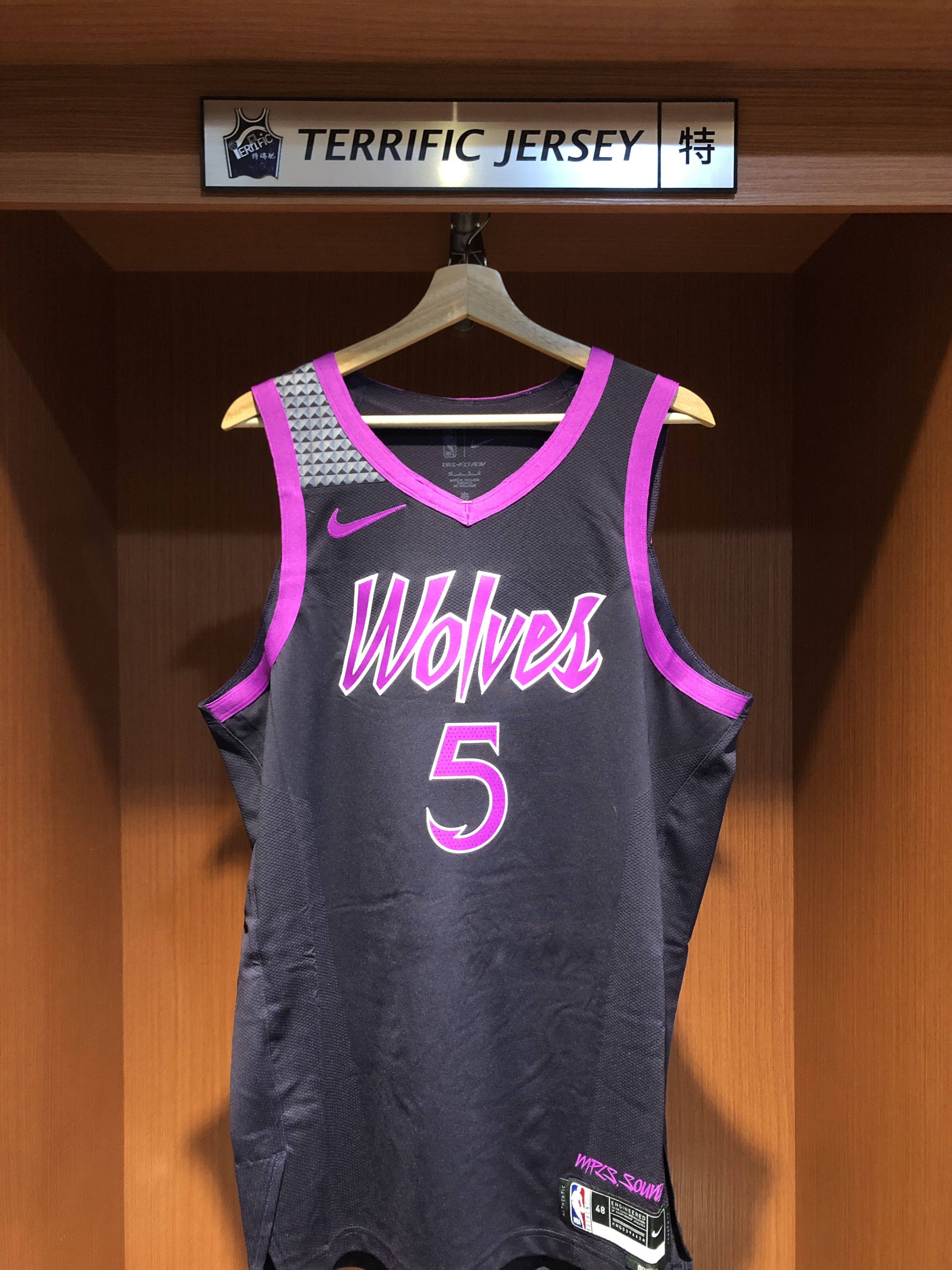 NBA球衣 Anthony Edwards 明尼蘇達灰狼城市 25-26 City Nike Authentic 球員版 電繡 全新