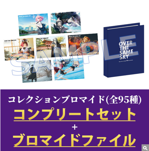 [代購][預訂] FGO “OVER THE SAME SKY" 相卡SET+收納冊