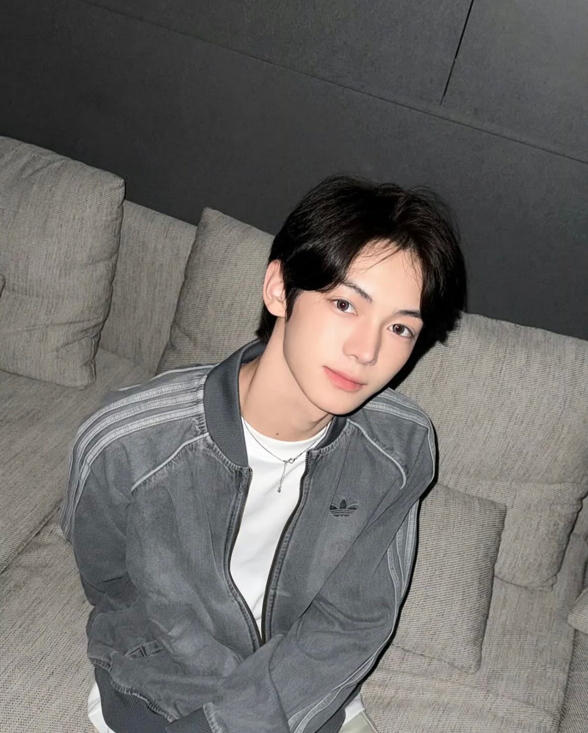 ADIDAS ORIGINALS Denim Black Wash JACKET 外套 水泥灰