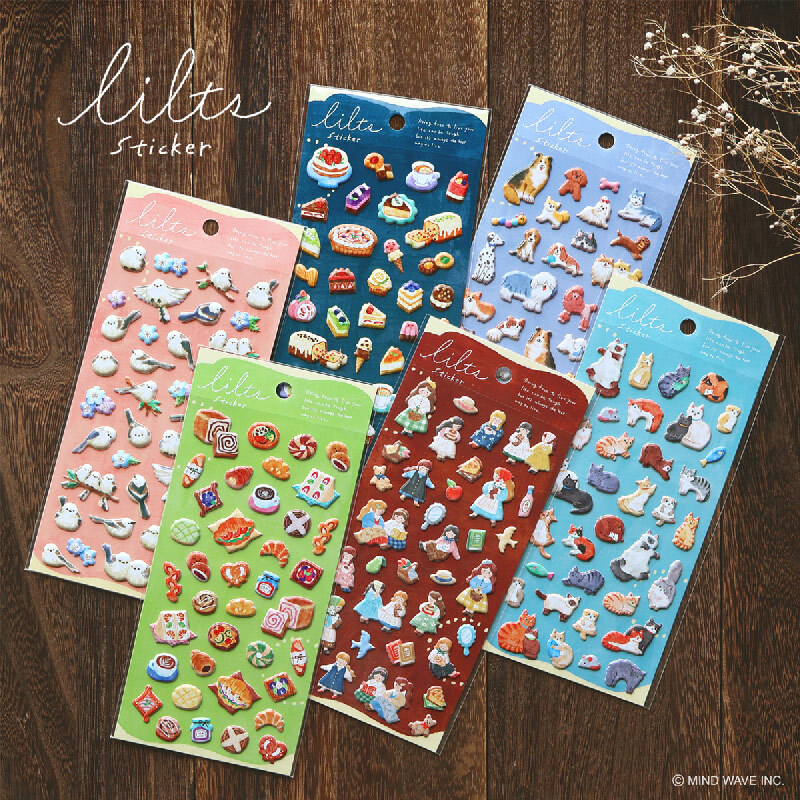 Lilts 迷你立體貼紙｜日本Mind Wave
