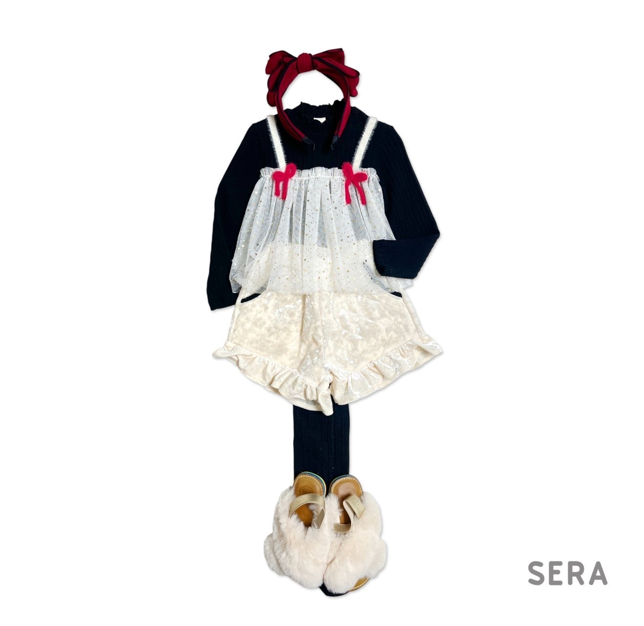 Sera Quilted Frill Pants