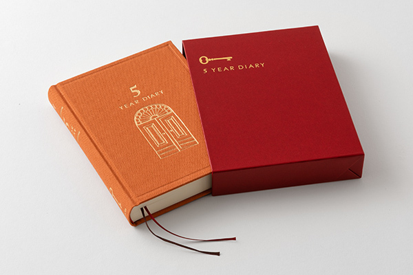 紅_迷你版 5年連用日記｜日本 MIDORI