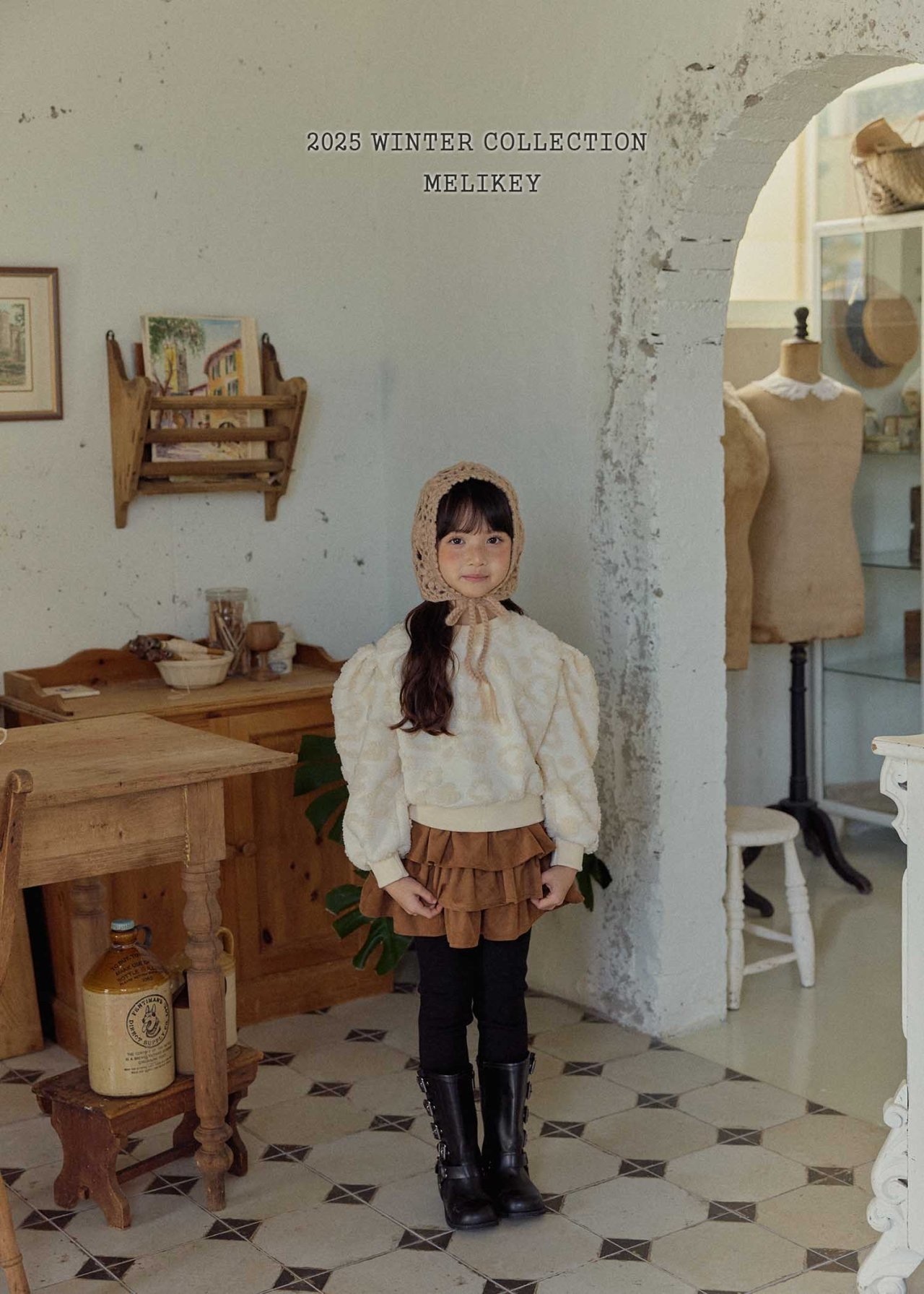 Melikey Three Layered Leggings Skirt