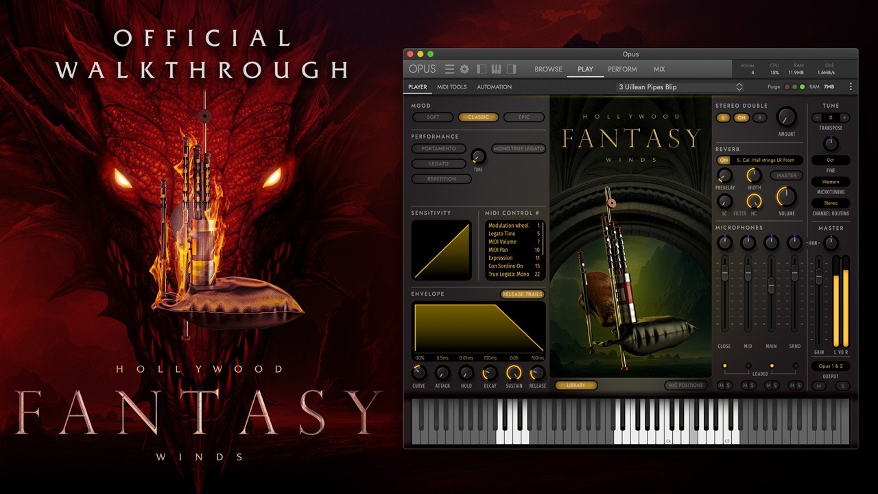 EastWest Hollywood Fantasy Winds｜奇幻管樂音源插件