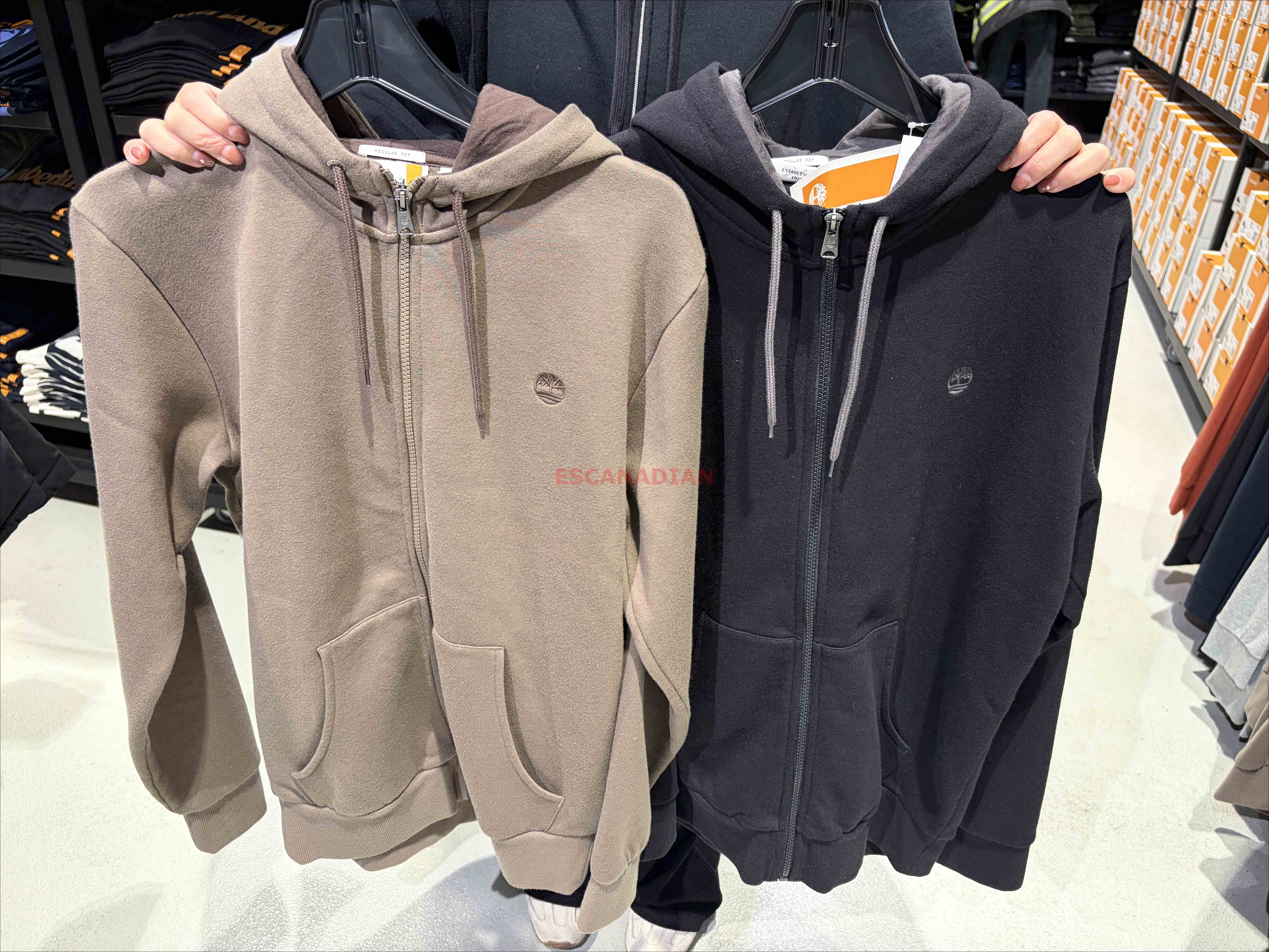 Timberland 大人 刺繡小標 刷毛 連帽外套 (2色)