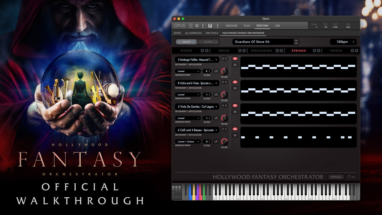 EastWest Hollywood Fantasy Orchestrator｜奇幻配樂音源插件