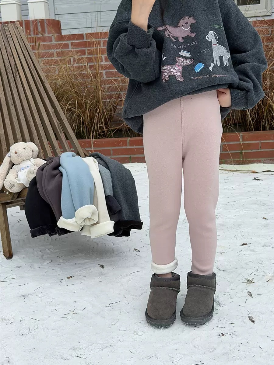 一週七天暖呼呼軟彈內搭褲