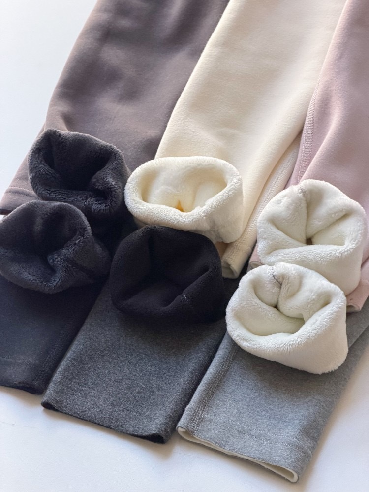 一週七天暖呼呼軟彈內搭褲