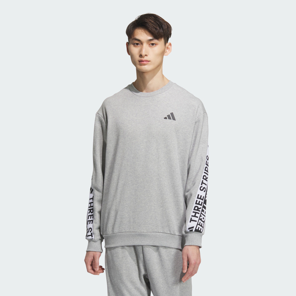 Adidas 愛迪達 Word Ft Crew KA1280 男 長袖上衣 休閒長袖 灰 黑 亞版