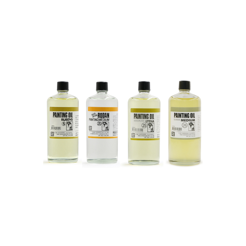 JANUA 老人牌 調合油/羅丹速乾調和油/LYDIA無臭油繪調色油/古典油繪調色油 200ml