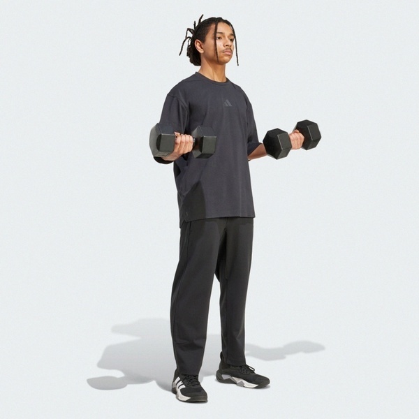 Adidas 愛迪達 Oversize Tee JN3680 男 T恤 運動上衣 休閒短袖 灰 亞版