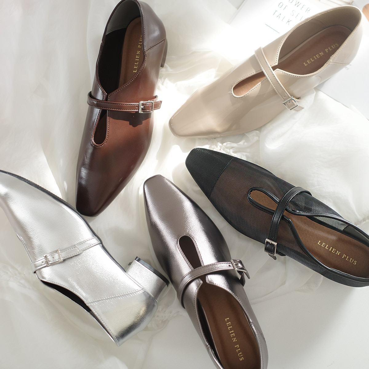 女主風範 U型剪裁方跟瑪莉珍鞋【SY409】