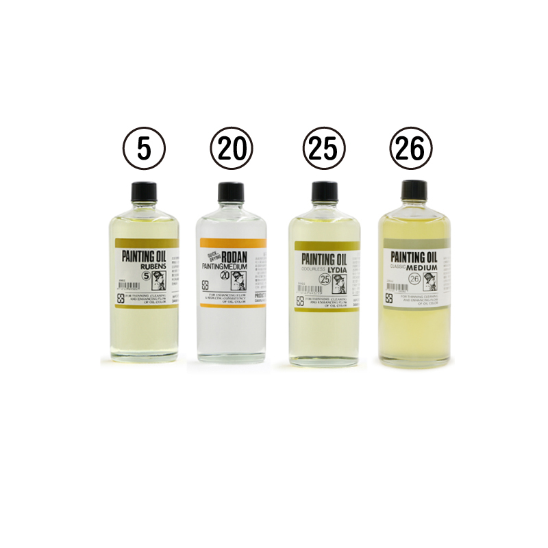 JANUA 老人牌 調合油/羅丹速乾調和油/LYDIA無臭油繪調色油/古典油繪調色油 200ml