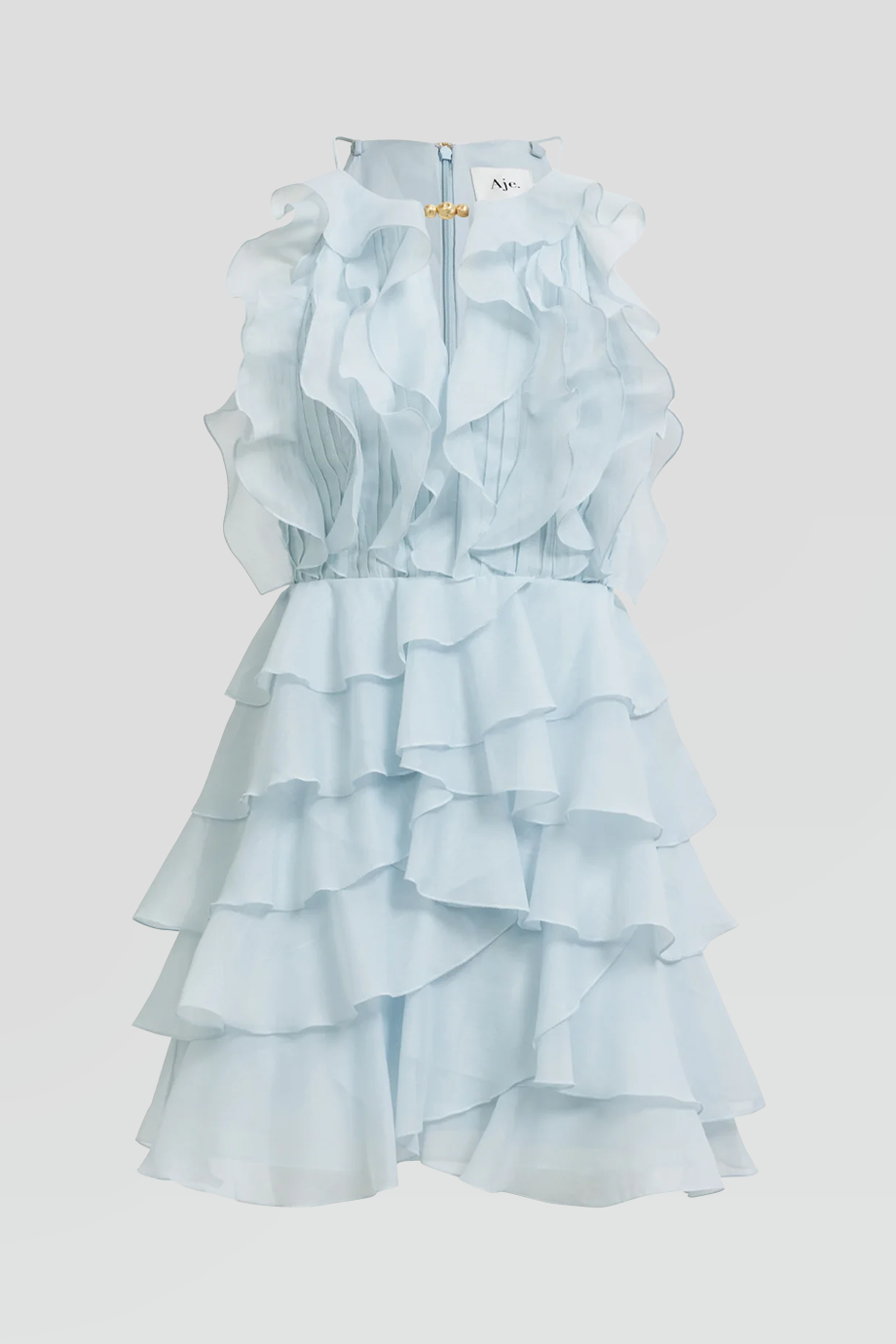 Aje｜CLEO 荷葉造型層次短洋裝