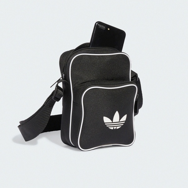 Adidas 愛迪達 Adicolor Sib JX0257 側背包 肩背 斜背 黑 白