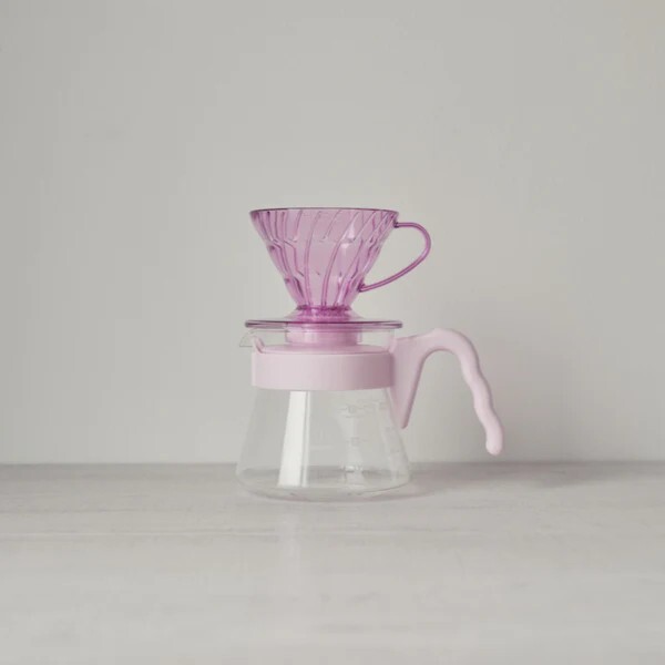V60 20周年玫瑰粉手沖咖啡壺組