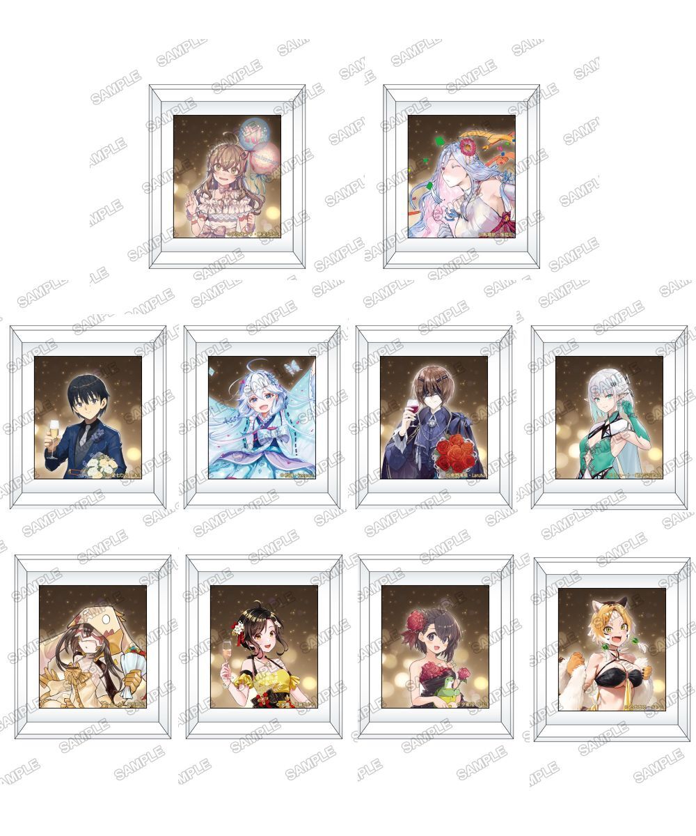 預購-KADOKAWA BOOKS10周年紀念 相框造型磁鐵 系列 【日本進口精品】