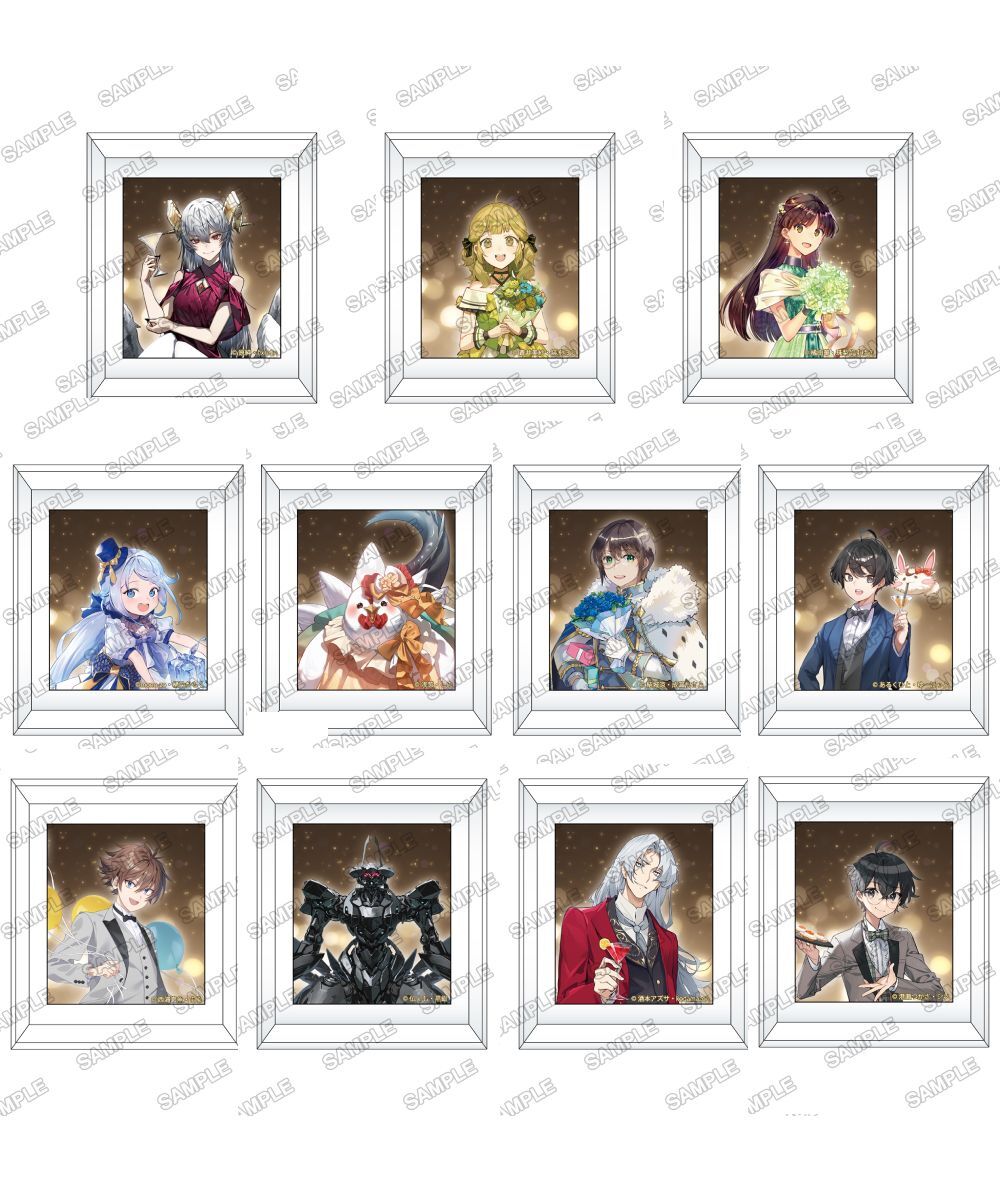 預購-KADOKAWA BOOKS10周年紀念 相框造型磁鐵 系列 【日本進口精品】