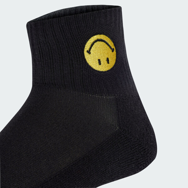 Adidas 愛迪達 Smiley Ankle 2p JC8632 踝襪 2雙入 黑 白