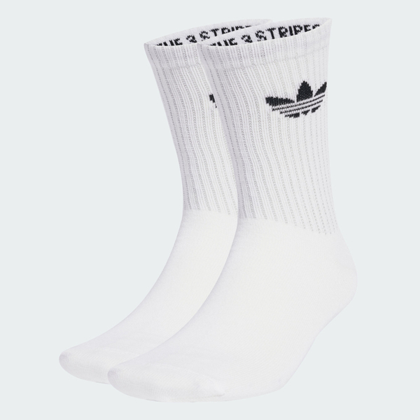 Adidas 愛迪達 Refl Crew S 2p JX5223 中筒襪 2雙入 白 黑