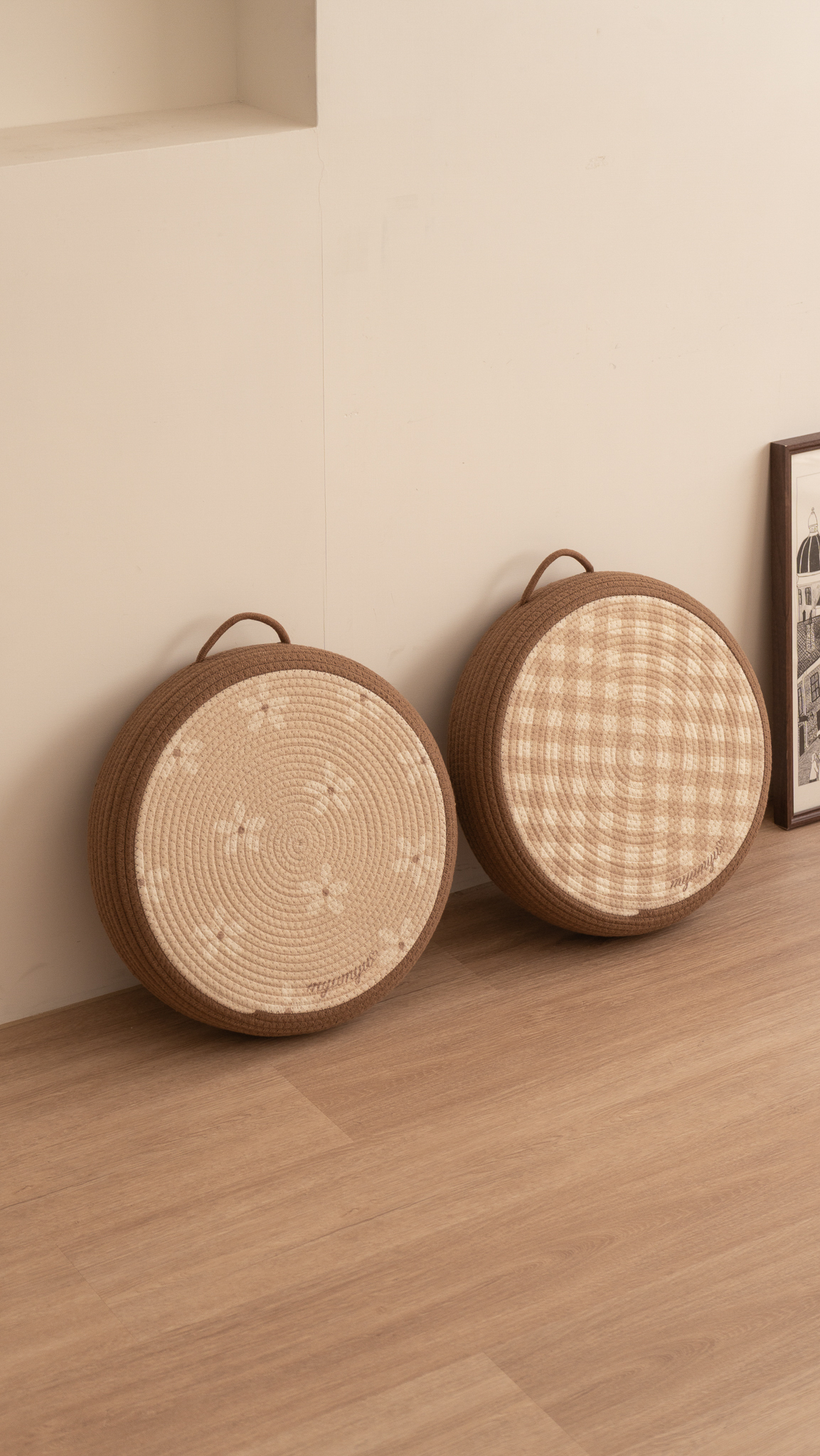 暖織棉繩坐墊｜Jerami