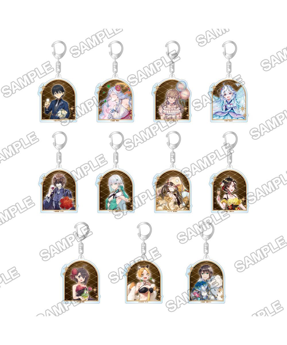 預購-KADOKAWA BOOKS10周年紀念 集換式壓克力鑰匙圈Vol.1 PACK盲盒販售 隨機出貨【日本進口精品】