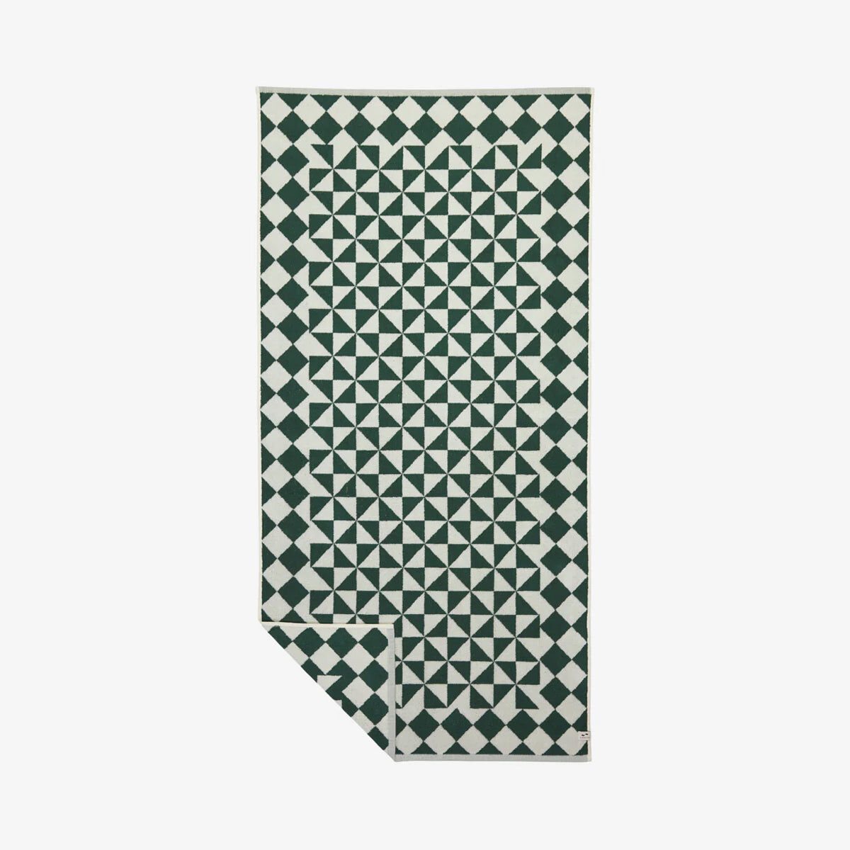 Slowtide Gatsby 浴巾 幾何綠